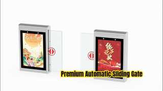 Commercial Automatic Sliding Gate Access Door for Supermarket Entrance & Office Building Lobby
